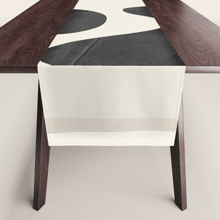 Modern Abstract Minimal Shapes 188 Table Runner