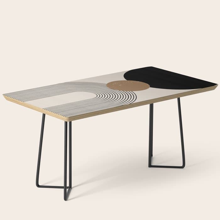 Mid Century Modern Abstract Art 10 Coffee Table