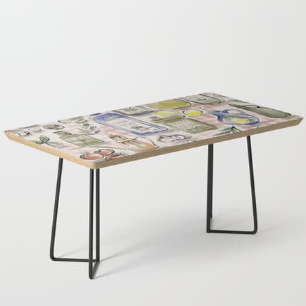 Cucina Italiana Food Recipe Coffee Table