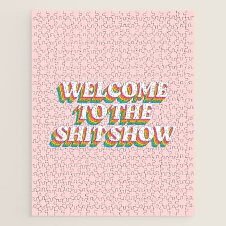 Welcome To The Shitshow: The Rainbow Edition Jigsaw Puzzle