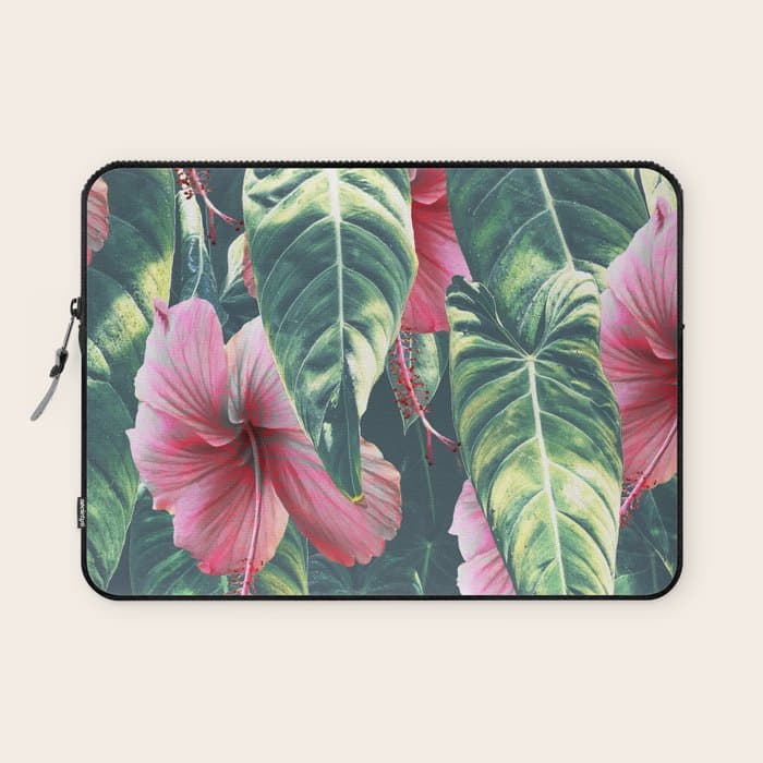 Wild Hibiscus #HomeStorie #decor #buyart Laptop Sleeve