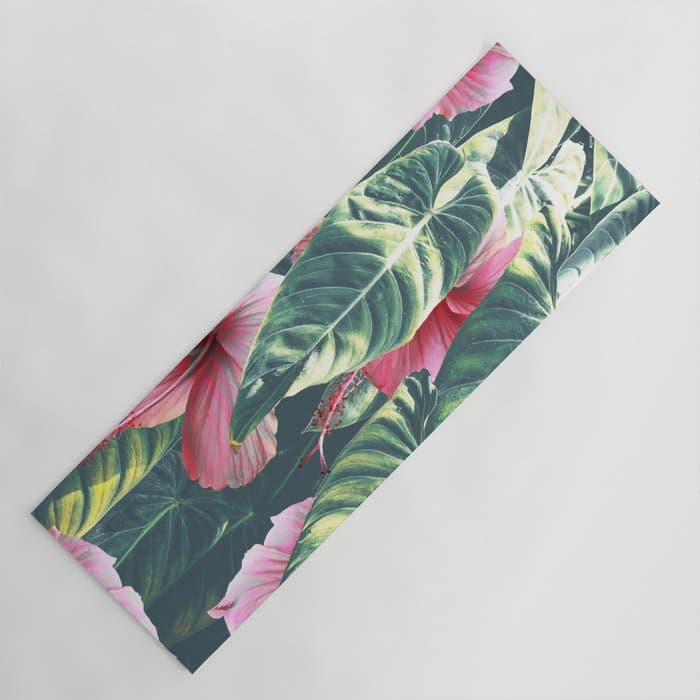 Wild Hibiscus #HomeStorie #decor #buyart Yoga Mat