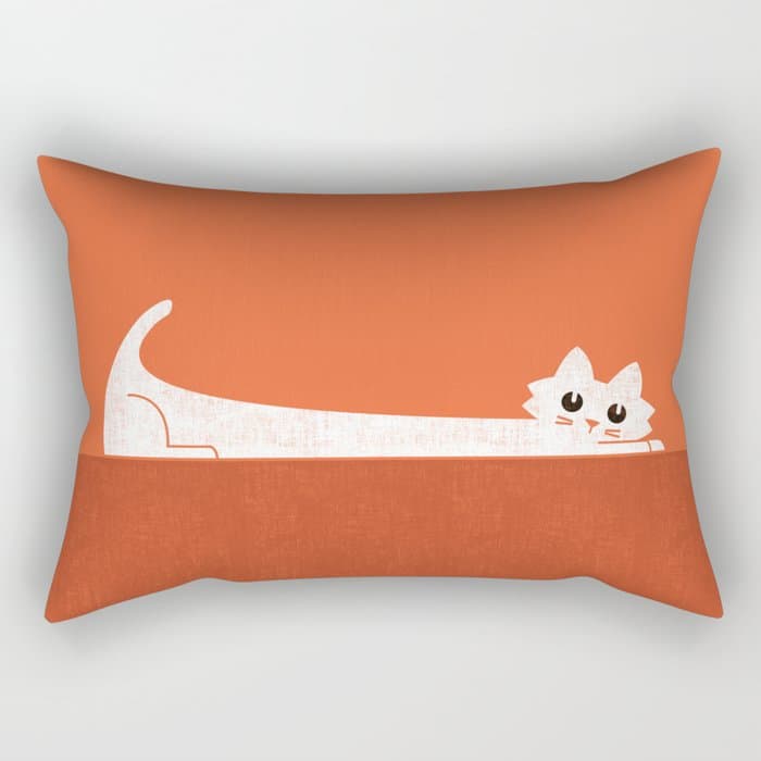 Mark's Superpower: cat Superstretch Rectangular Pillow