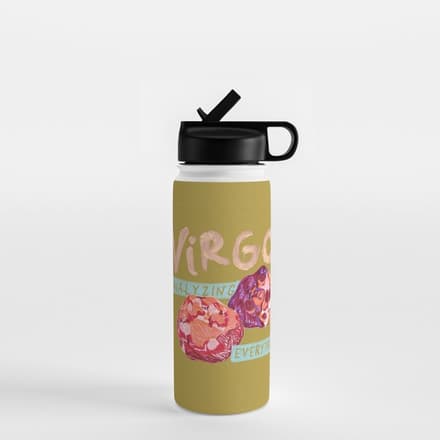 Virgo Perfection In Mustard Yellow | Zodiac Series Water Bottle