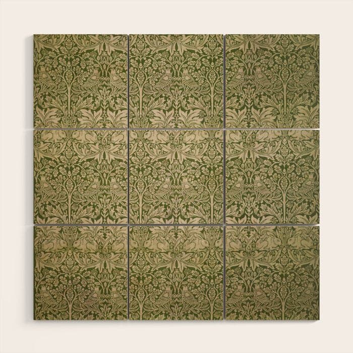 William Morris "Brer rabbit" 4. Wood Wall Art