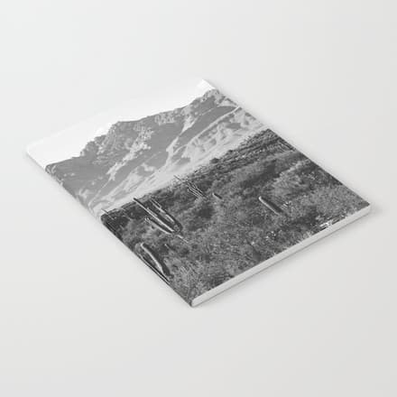 Wild West Iii - Tucson - Black & White Version Notebook