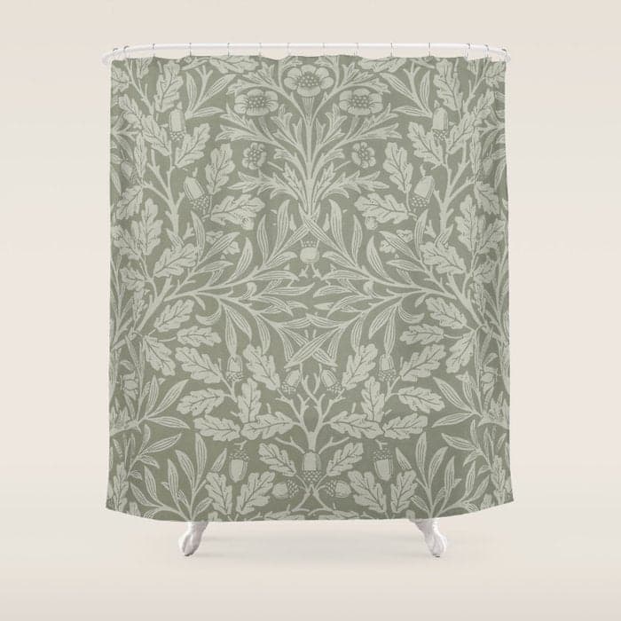 William Morris "Acorn" 6. Shower Curtain