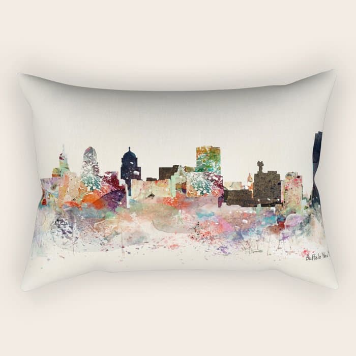 buffalo city new york Rectangular Pillow