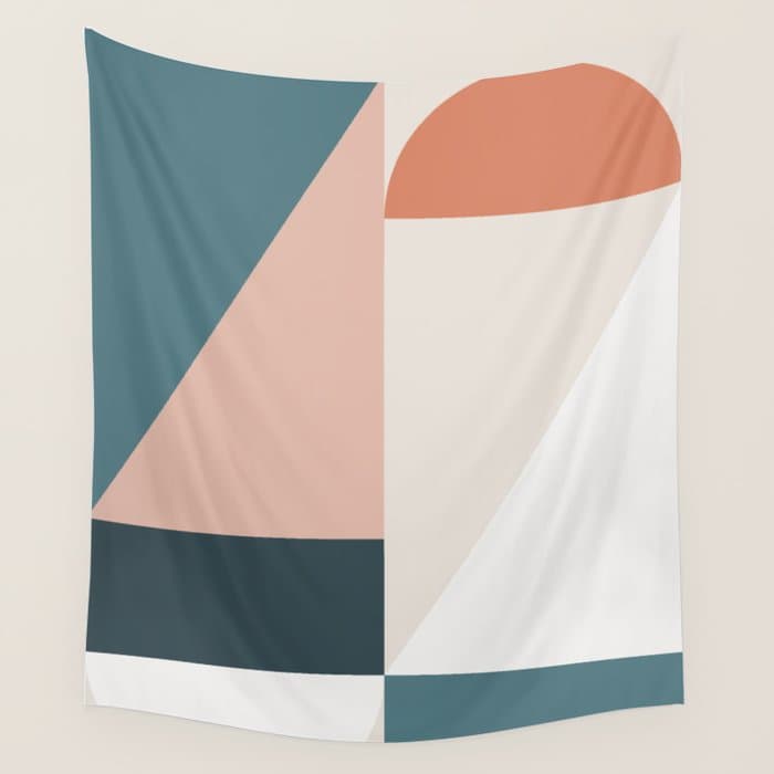 Cirque 01 Abstract Geometric Wall Tapestry