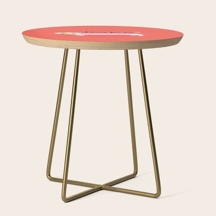 Valentine'S Day Dachshund Dog Side Table