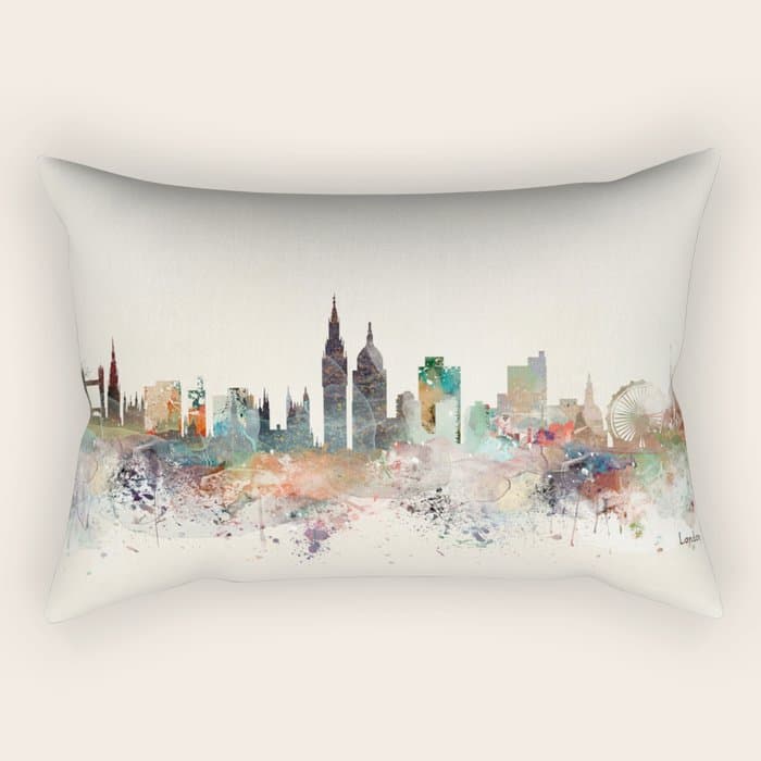 london england skyline Rectangular Pillow