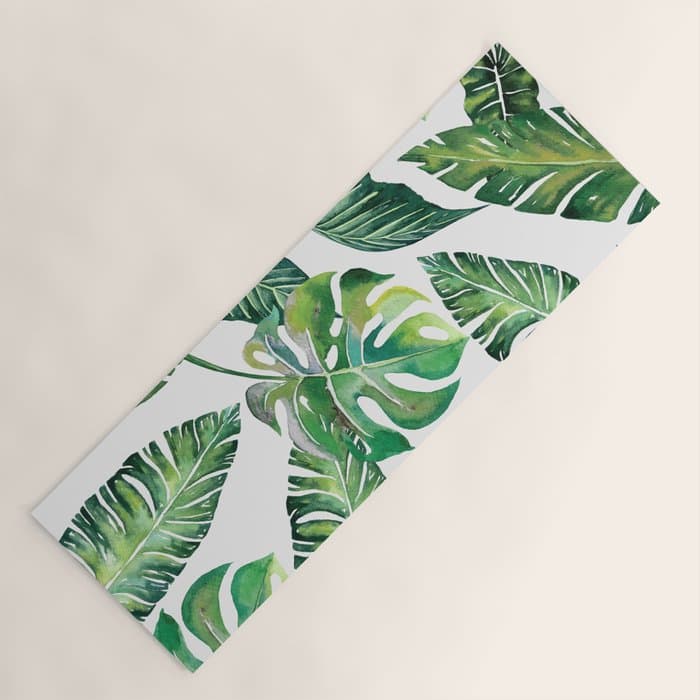 Jungle Leaves, Banana, Monstera #HomeStorie Yoga Mat