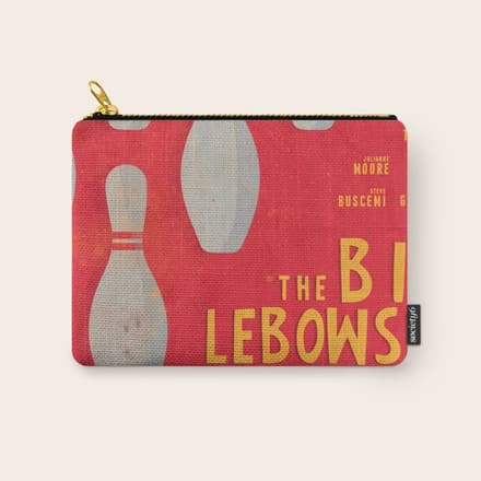 The Big Lebowski - Movie Poster, Coen Brothers Film, Jeff Bridges, John Turturro, Bowling Carry All Pouch