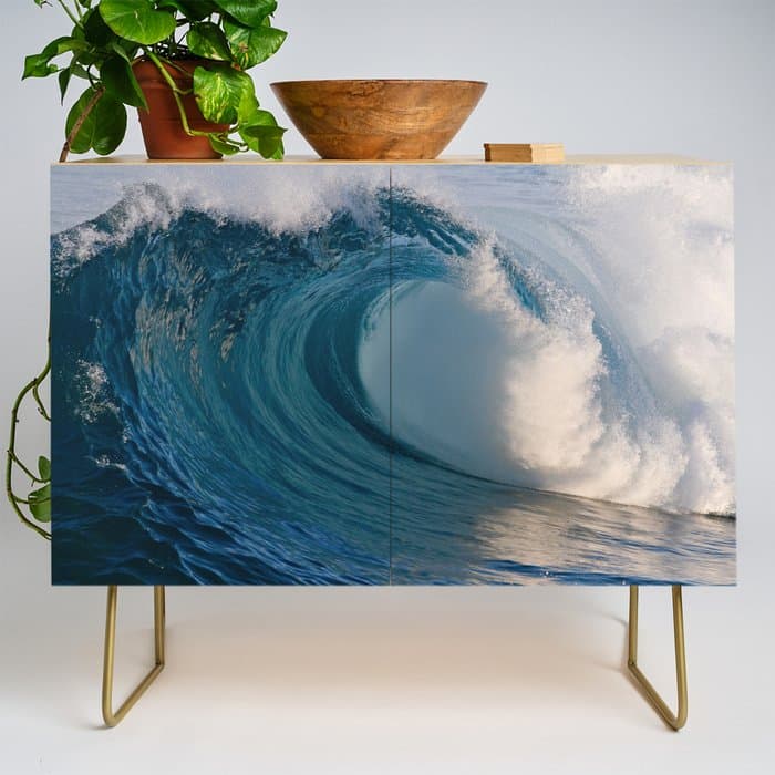 Wedge Morning Barrel ~ Newport Beach CA Credenza