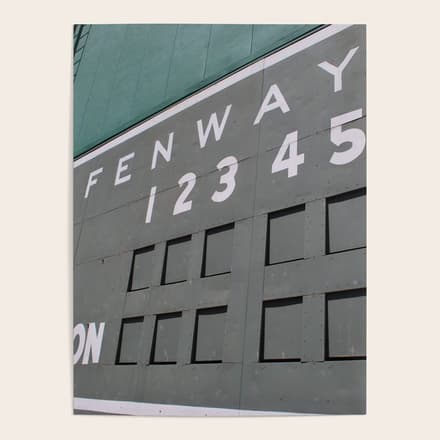 Fenwall -- Boston Fenway Park Wall, Green Monster, Red Sox Poster