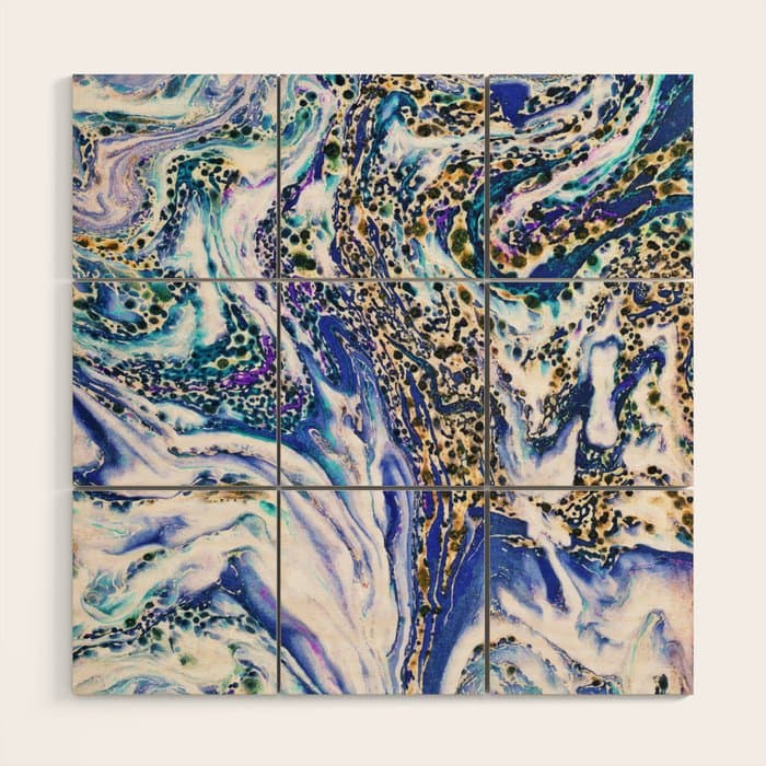 Blue Acid #HomeStorie #buyart #decor Wood Wall Art