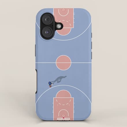 Playing Basketball | Pastel Colors Basketball Colors  Iphone Case
