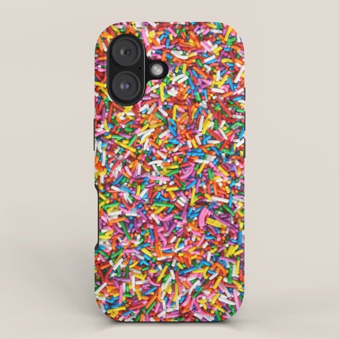 Rainbow Sprinkles Sweet Candy Colorful iPhone Case