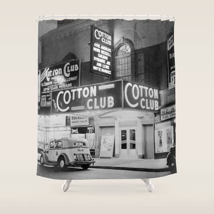 African American Harlem Renaissance Cotton Club Jazz Age Photograph Shower Curtain