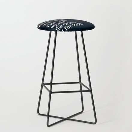 Do Not  Go Gentle  Into That  Good Night Rage, Rage Against The Dying Of The Light Stool