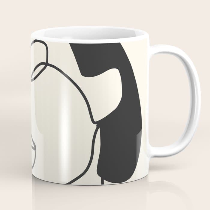 Drawing female face portrait II Coffee Mug