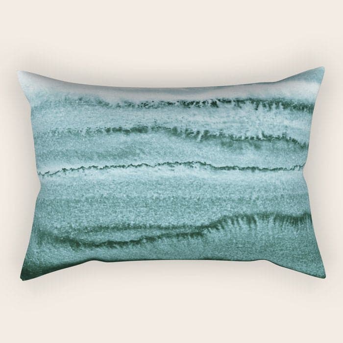 WITHIN THE TIDES SUMMER MINT by Monika Strigel Rectangular Pillow