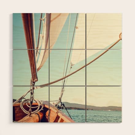 Setting Course X Nautical Art Wood Wall Art