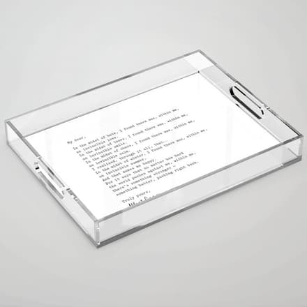 Albert Camus Quote - My Dear In The Midst Of Hate I Found Acrylic Tray