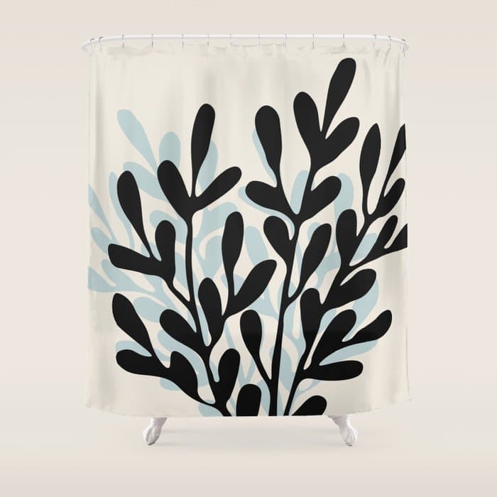 Still Life with Vase and Tree Branches Shower Curtain
