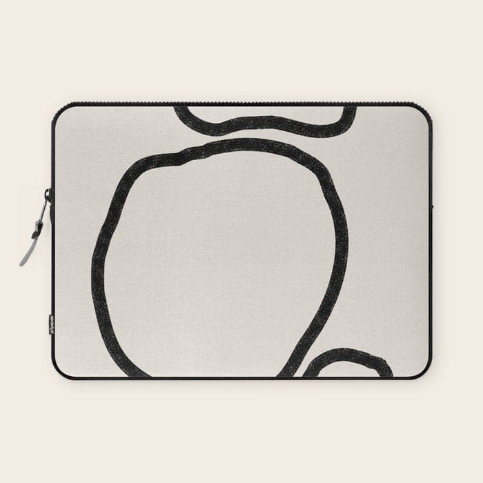 Abstract Stones, Minimalist Art Laptop Sleeve