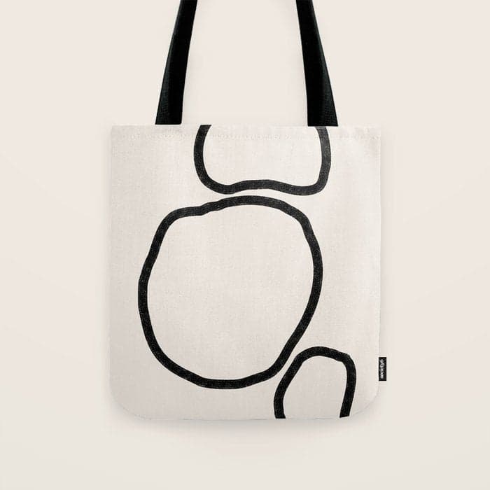 Abstract Stones, Minimalist Art Tote Bag