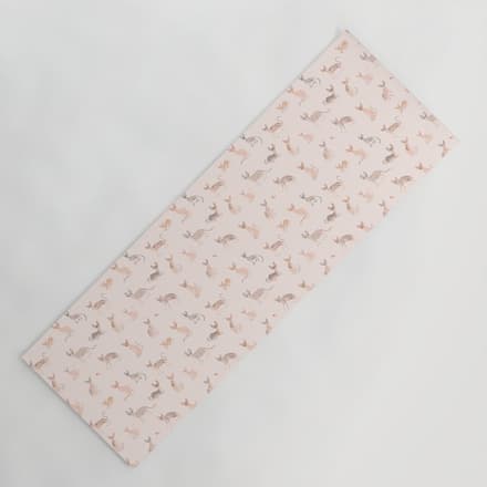 Sphynx Cats - No Furr Don'T Care - Cat Pink Yoga Mat