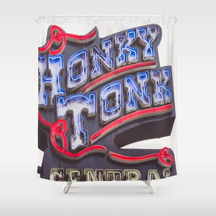 Honkytonk Central - Nashville Shower Curtain
