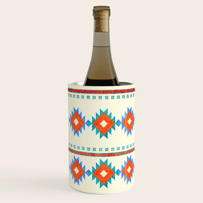 geometry navajo pattern no3 Wine Chiller