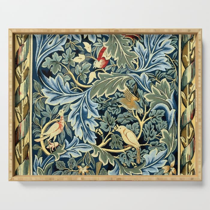 William Morris "Birds and Acanthus" Serving Tray