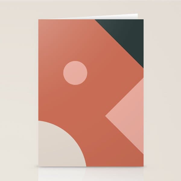 Orbit 06 Modern Geometric Stationery Card