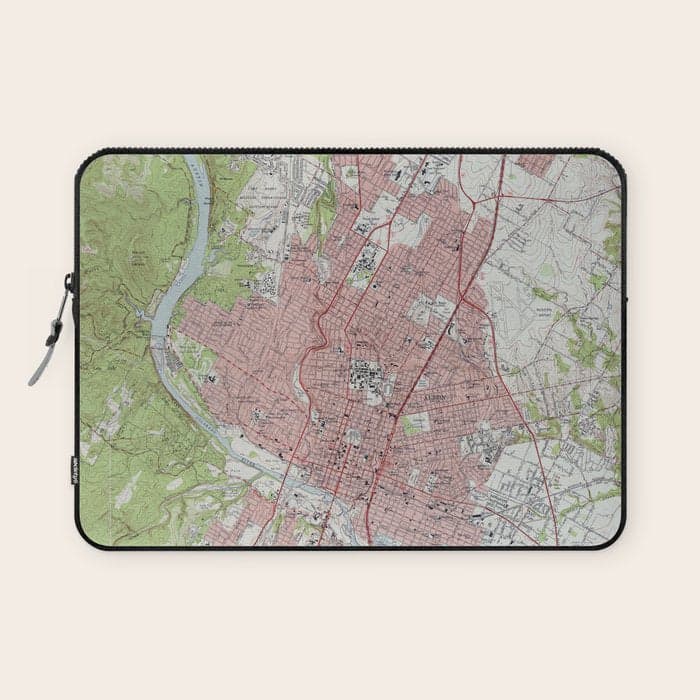 Vintage Map of Austin Texas (1955) Laptop Sleeve