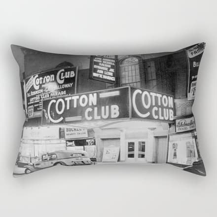 African American Harlem Renaissance Cotton Club Jazz Age Photograph Rectangular Pillow