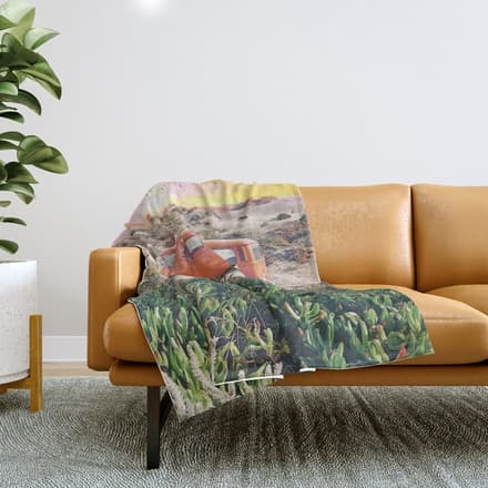 Summer Adventure #Photography #Digitalart Throw Blanket