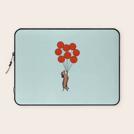 I Believe I Can Fly Dachshund Laptop Sleeve