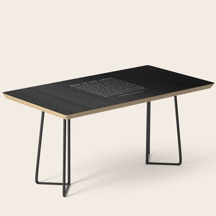 The Man In The Arena, Theodore Roosevelt Quote, Coffee Table