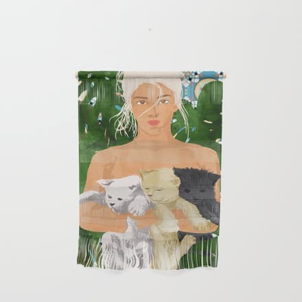 Morocco Vacay #Illustration #Painting Wall Hanging