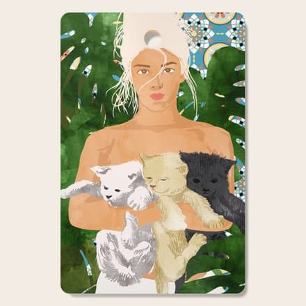 Morocco Vacay #Illustration #Painting Cutting Board