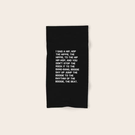 Rapper'S Delight, I Said A Hip Hop Bath Towel