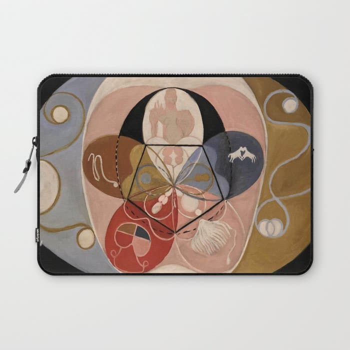 Hilma af Klint "Evolution, No. 14, Group VI" Laptop Sleeve