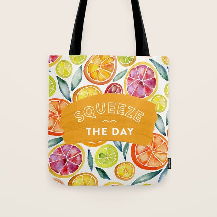 Squeeze the Day - Multi Palette Tote Bag