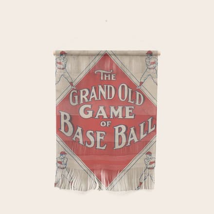 The Grand Old Game Of Baseball (1912) Wall Hanging