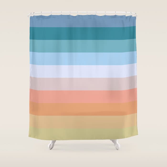 Multicolor Stripes - Tiyanak Shower Curtain