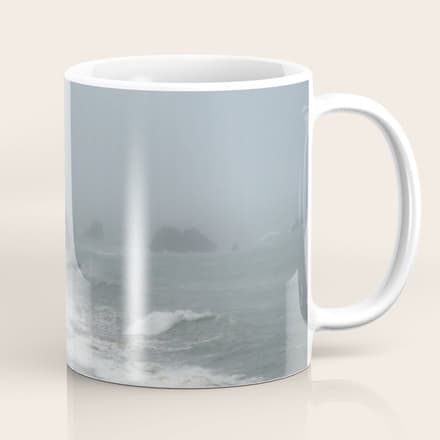 Pacific Northwest Beach Storm Coffee Mug