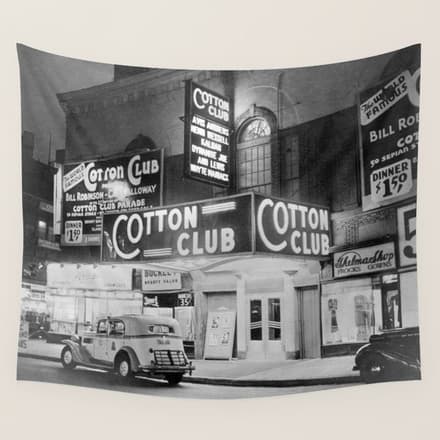 African American Harlem Renaissance Cotton Club Jazz Age Photograph Wall Tapestry
